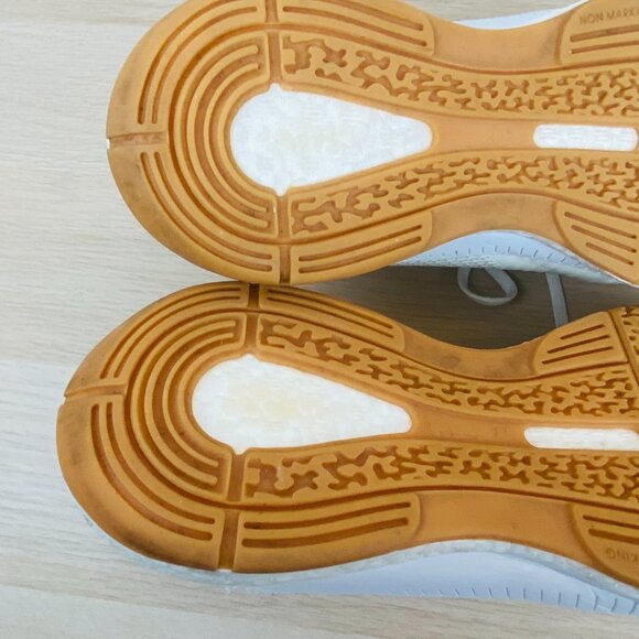 Adidas Crazyflight x3 Mid Volleyball White Ivory Shoe, Size Women 13 / Men 12 - Picture 10 of 16